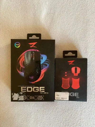 Игровая беспроводная мышь zet gaming edge air ultra+ накладки